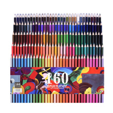 Wholesale 48/72/120/160/180 Professional Oil Color Pencil Set Watercolor Drawing colored pencils wood colour coloured pencils